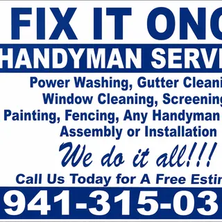 Fix It Once Handyman Services