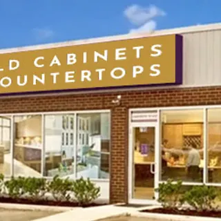 Gold Kitchen Cabinets & Granite Quartz Countertops
