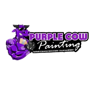 Purple Cow Painting