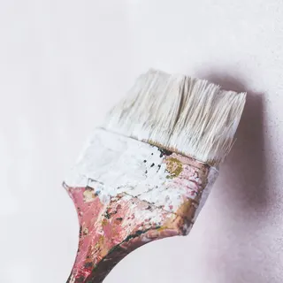 Purple Brush Painting