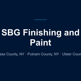 SBG Finishing and Paint