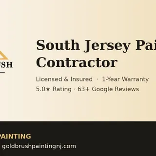 Gold Brush Painting